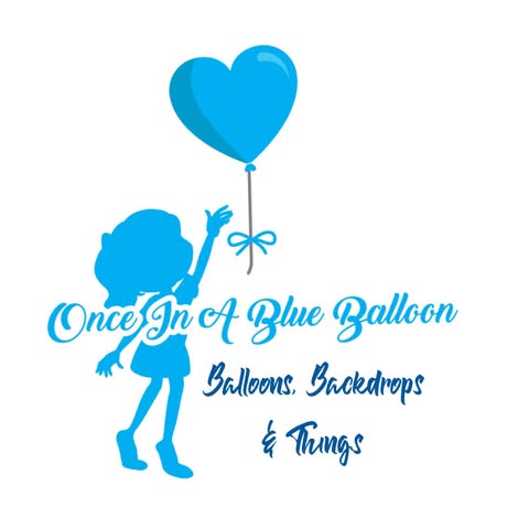 Once In A Blue Balloon / Balloons, Backdrop & Things